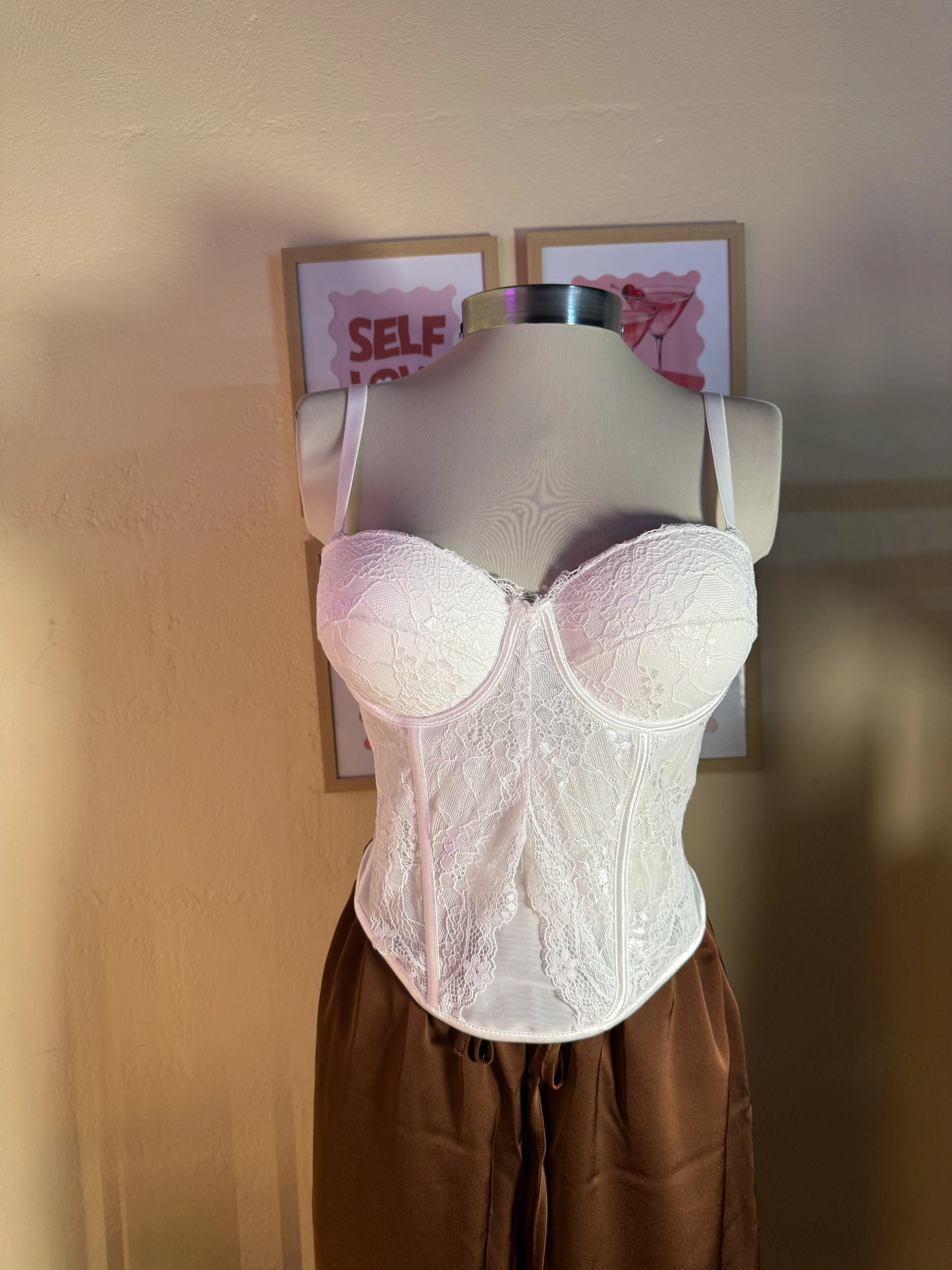 White Petal Corset
