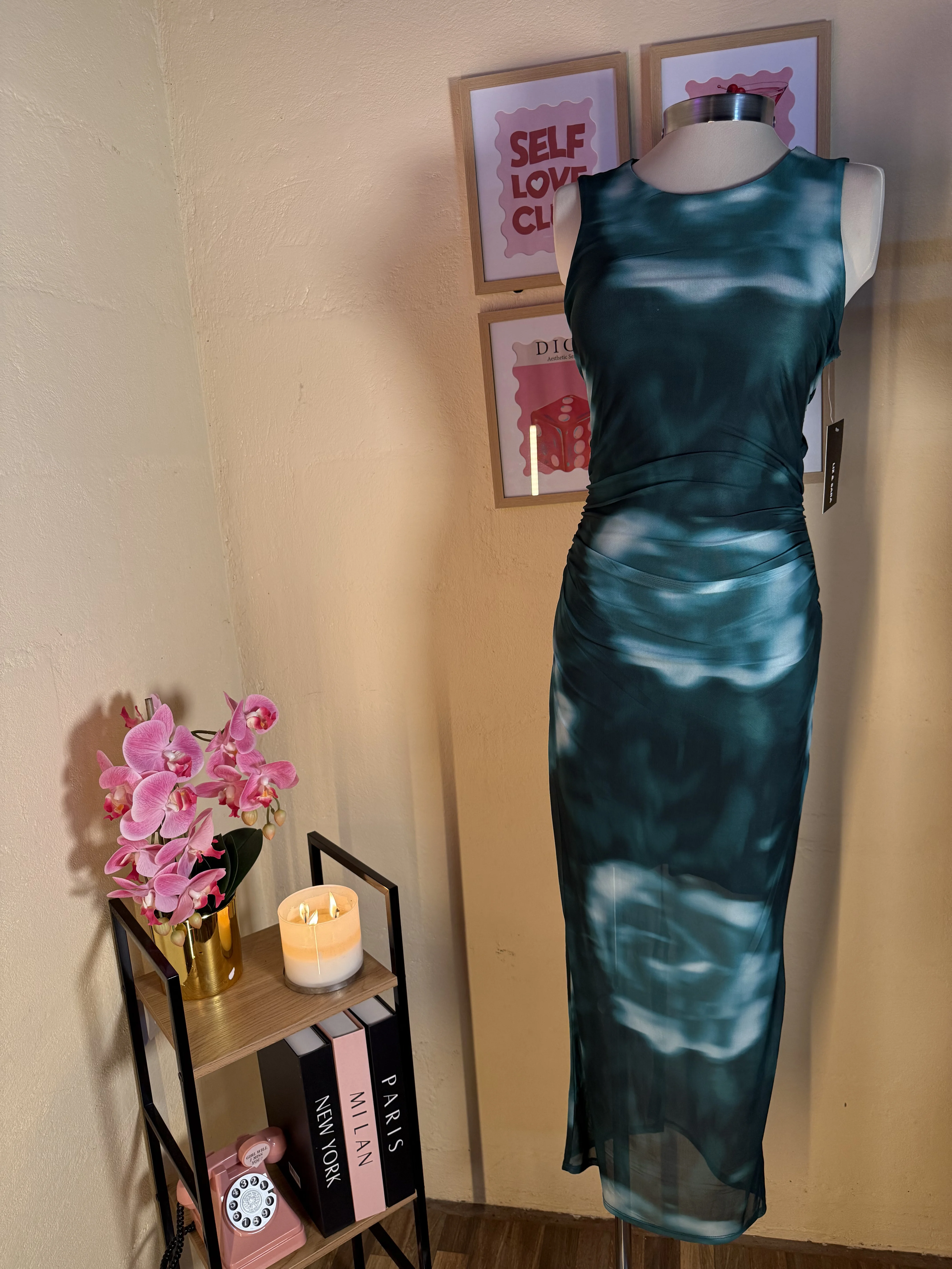 Maxi Dress Emerald Aura