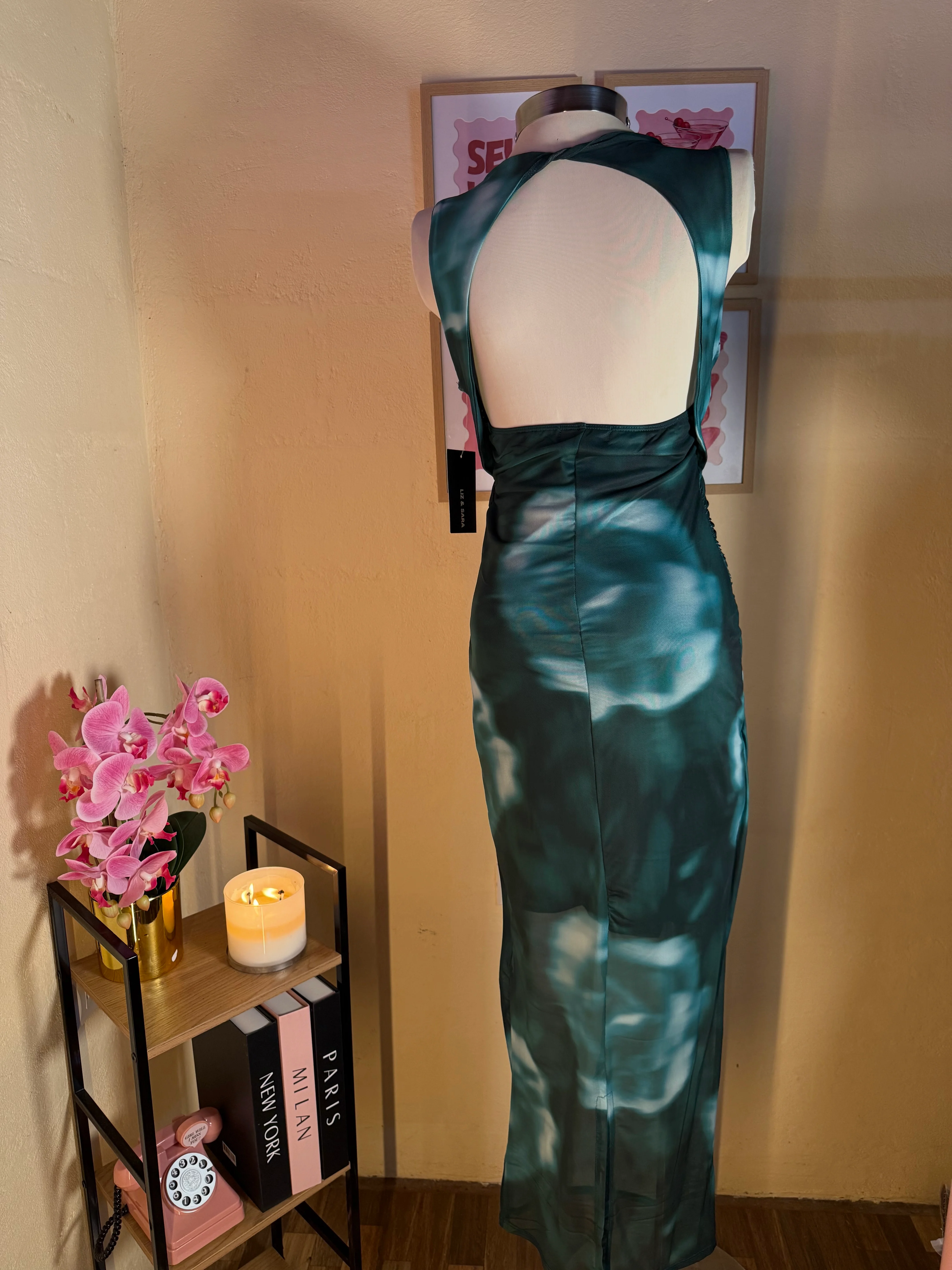 Maxi Dress Emerald Aura 2